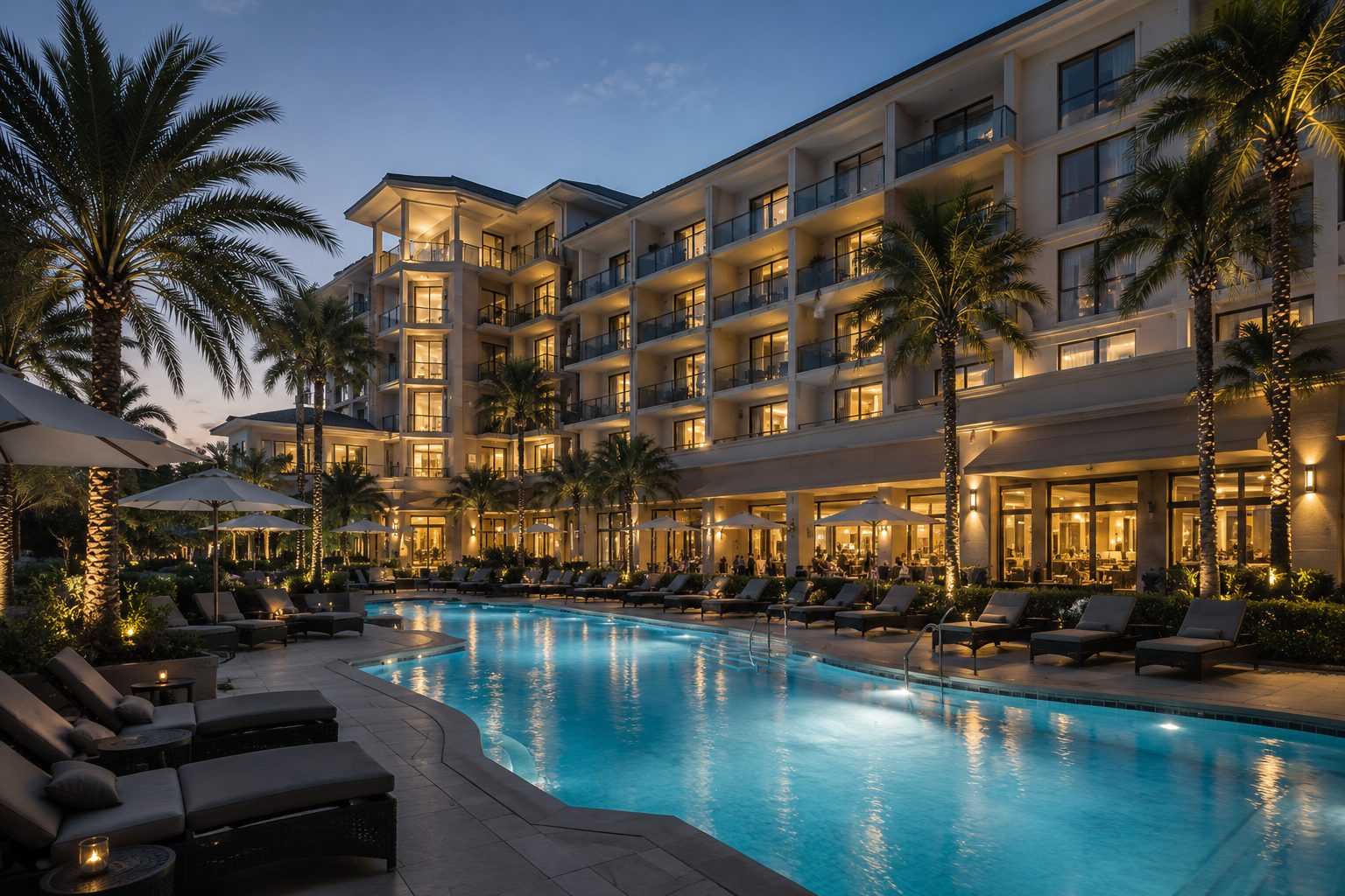 Upscale hospitality venue showcasing coordinated mechanical, electrical, and plumbing design
