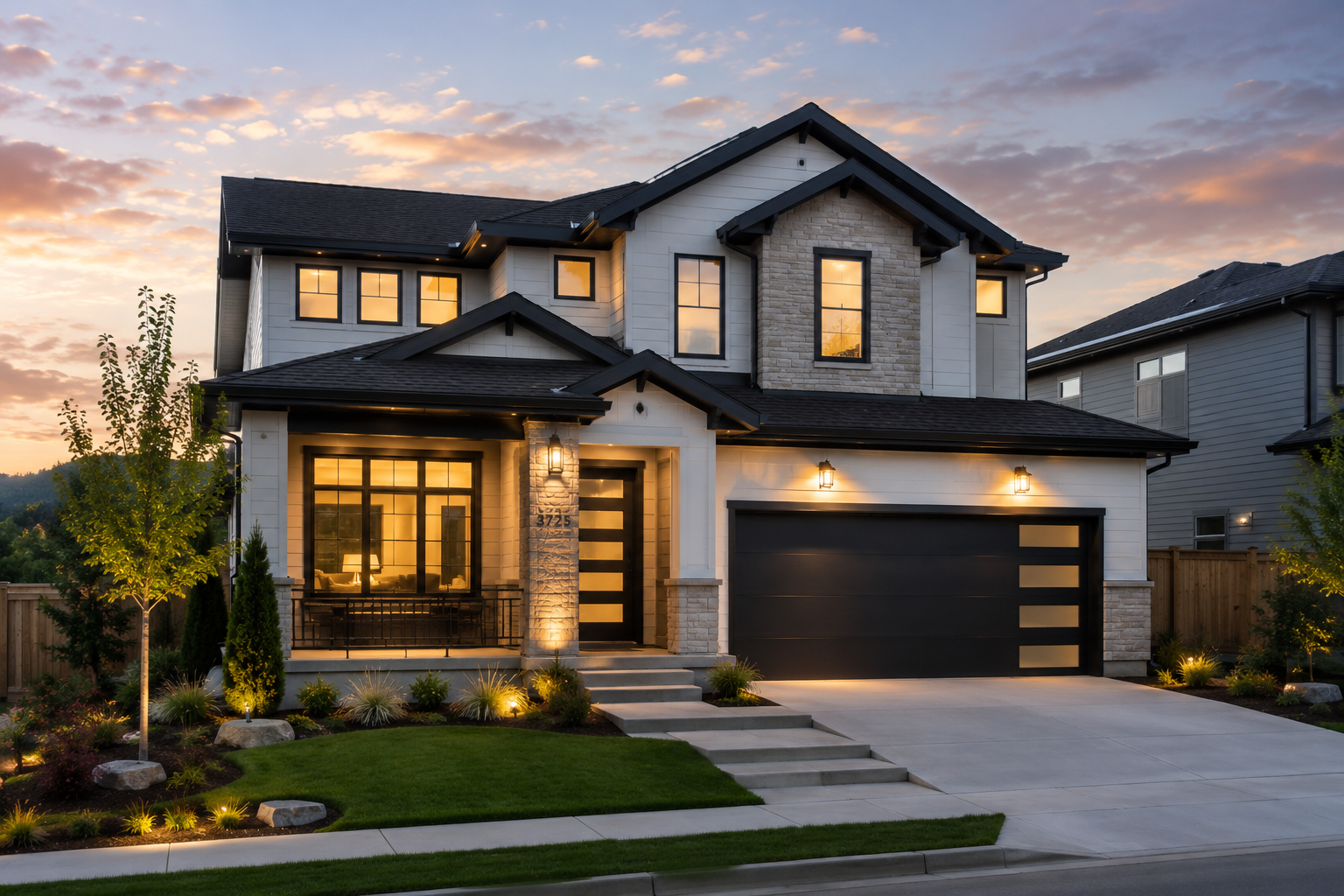 Single-family residential home with modern design, MEP systems engineered for energy efficiency and code compliance