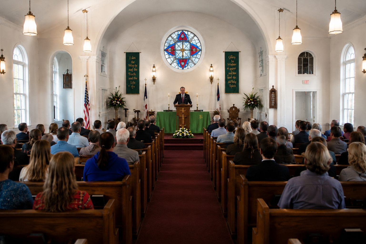 Church or faith community facility with coordinated MEP design for comfort and code compliance