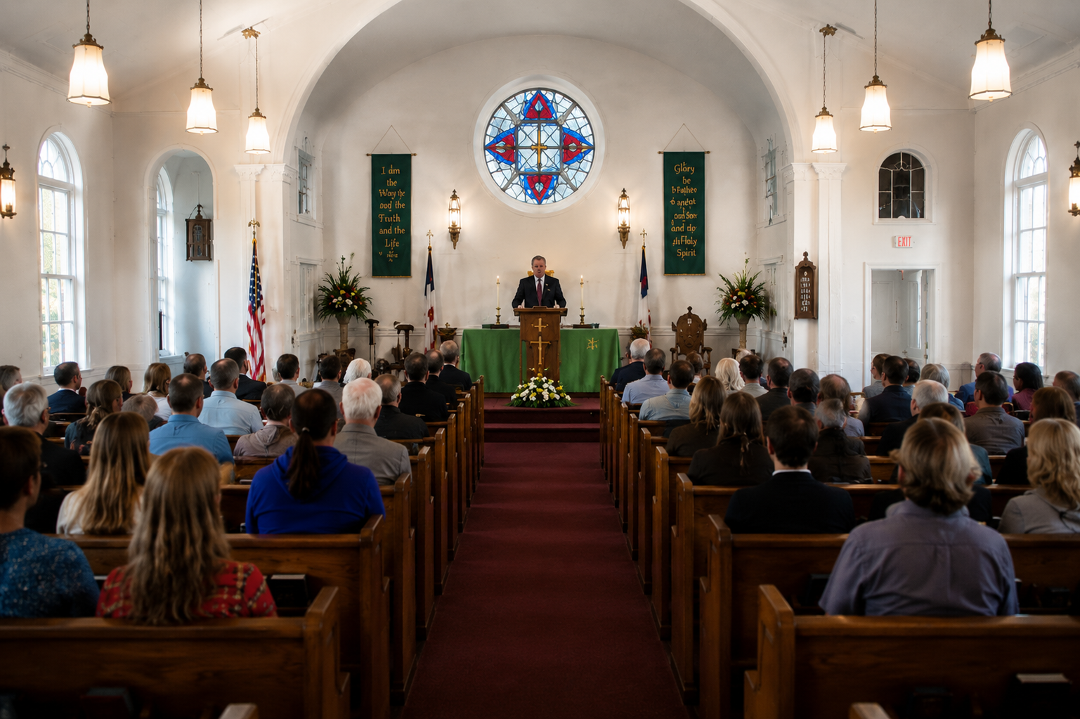 Church or faith community facility with coordinated MEP design for comfort and code compliance